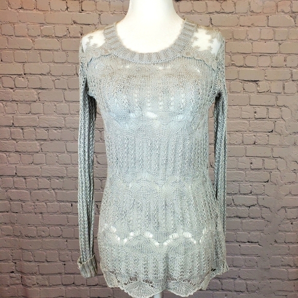 American Rag Sweaters - American Rag Pullover Lace Knit Sweater sz. Small